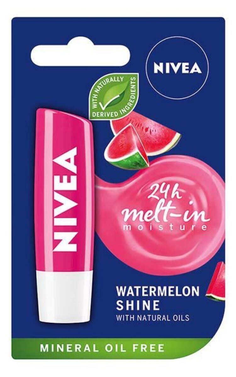 NIVEA NIVEA Watermelon Shine средство по уходу за губами, 4.8г 4,8 г