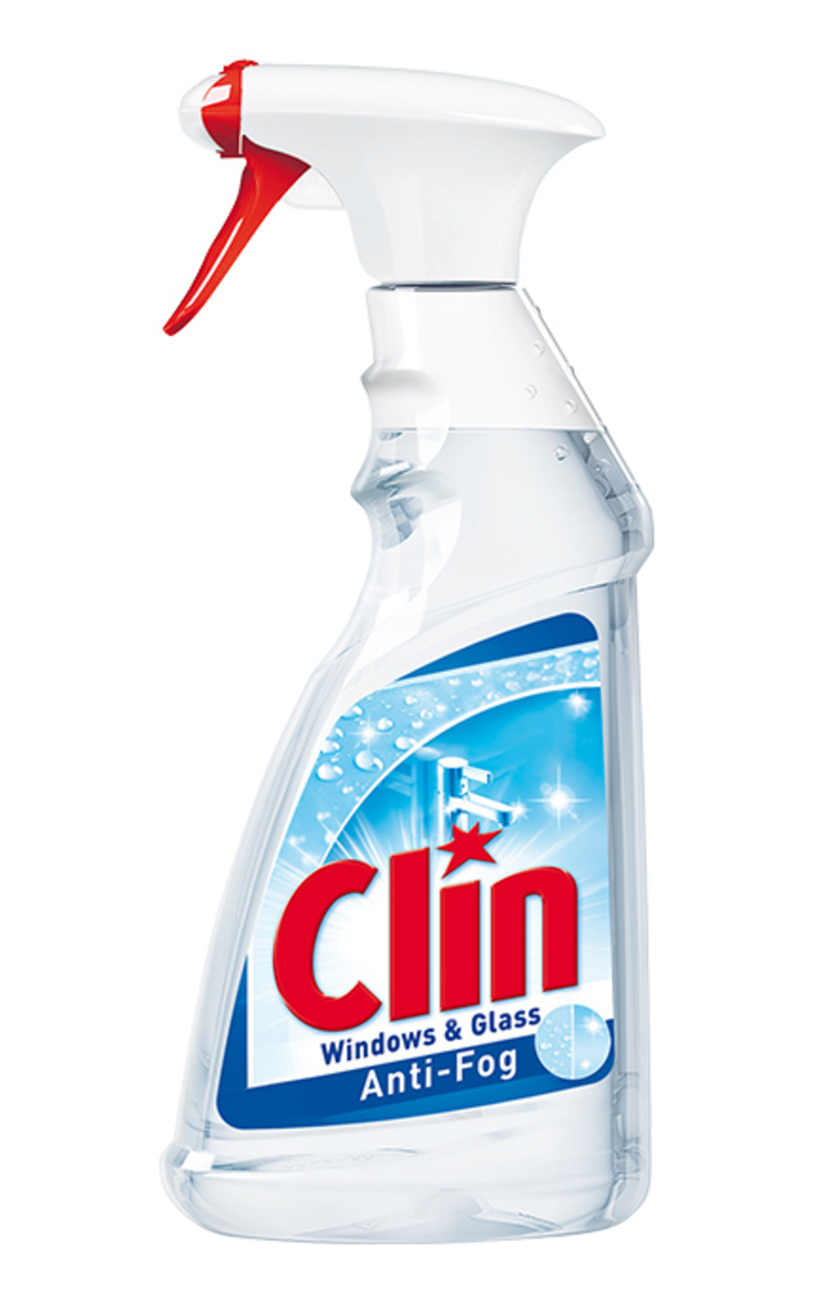 CLIN CLIN Anti-Fog stikla virsmu tīrīšanas līdzeklis, 500ml 500 ml