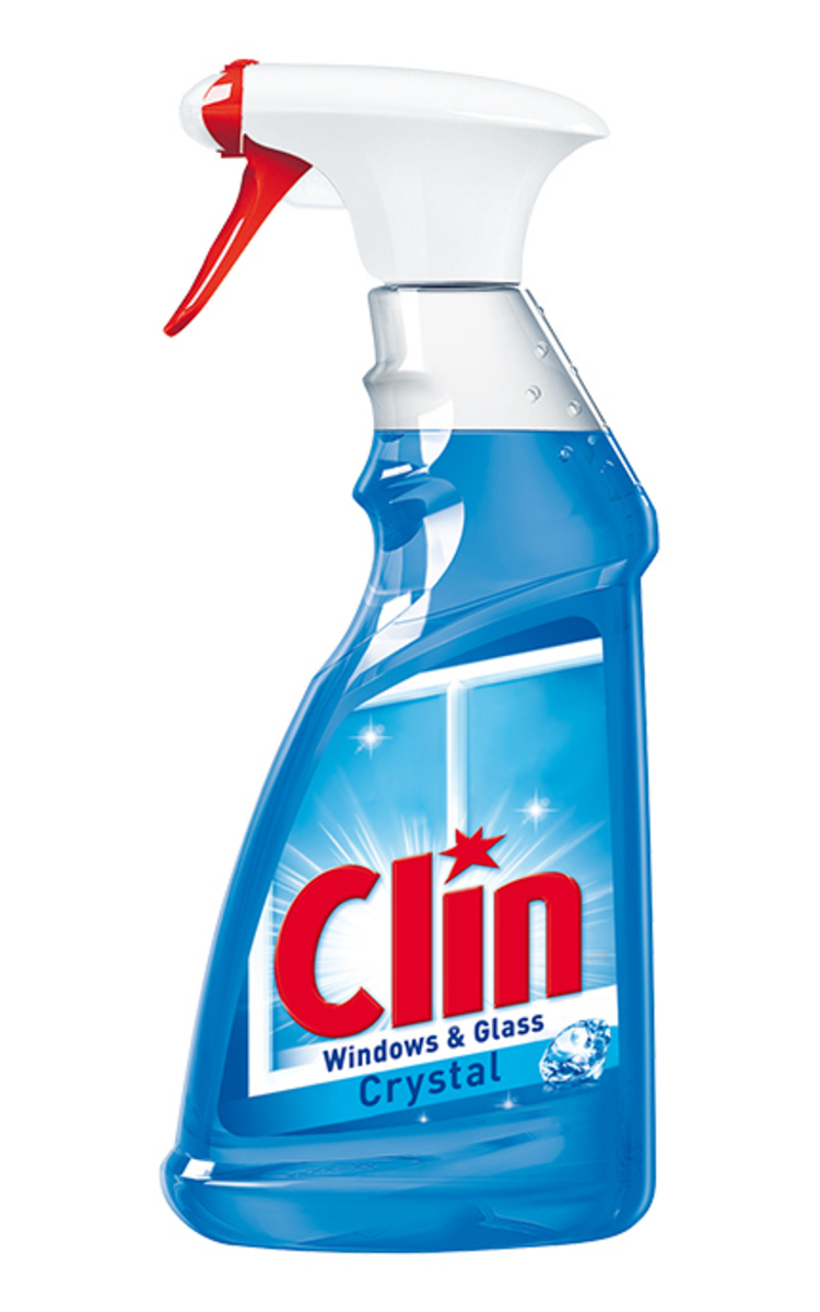 CLIN CLIN Windows&Mirrors Crystal stikla virsmu tīrīšanas līdzeklis, 500ml 500 ml