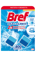 BREF Duo-Cubes 2in1 кубики для сливного бачка унитаза, 2x50г