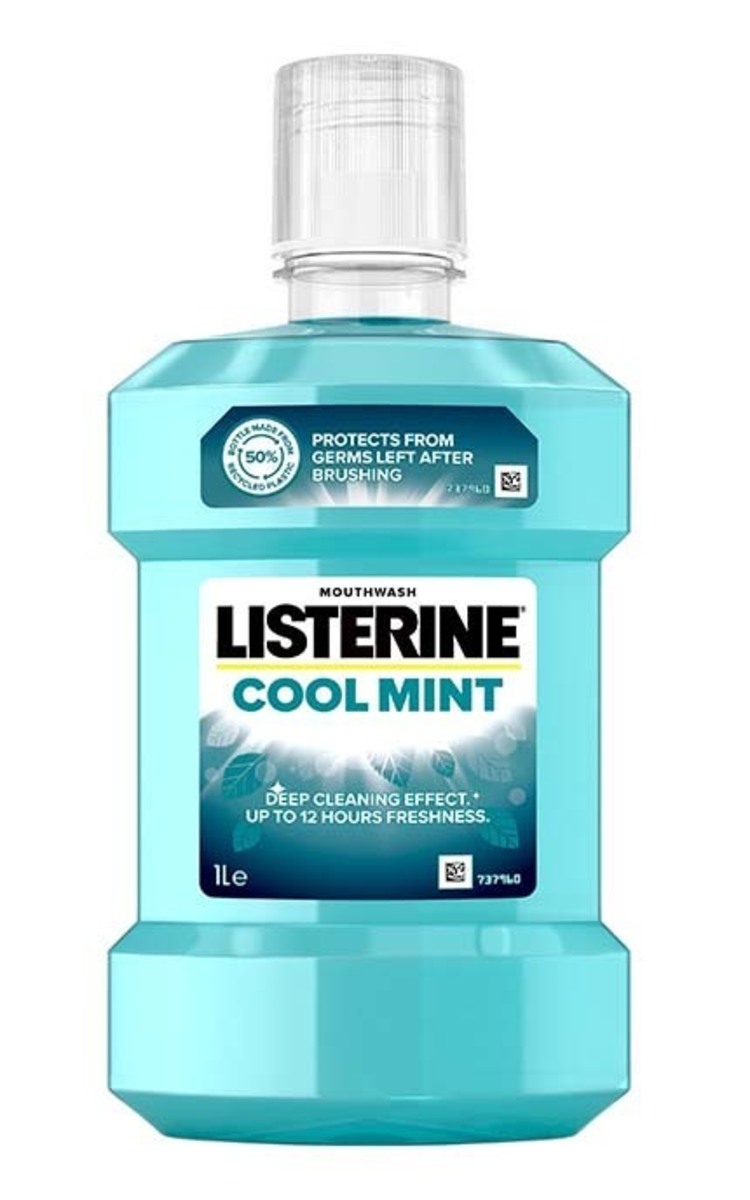 LISTERINE LISTERINE Cool Mint средство для полоскания рта, 1л 1000 мл