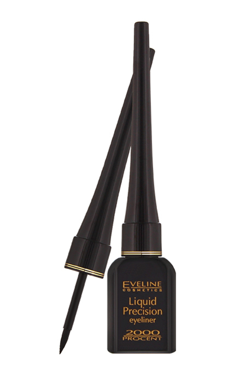 EVELINE EVELINE Eyeliner 2000% acu līnija, 3ml Ultra Black