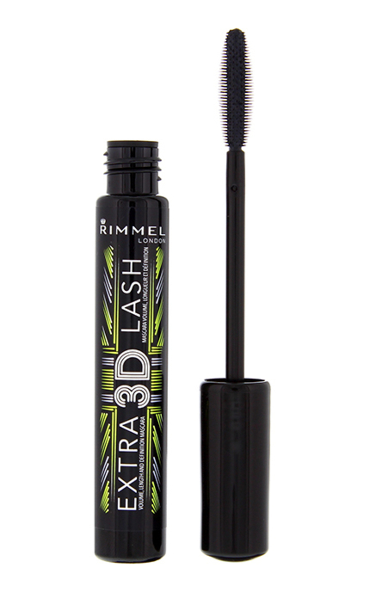 RIMMEL RIMMEL Extra 3D Lash тушь для ресниц, Black, 8мл Ultra Black