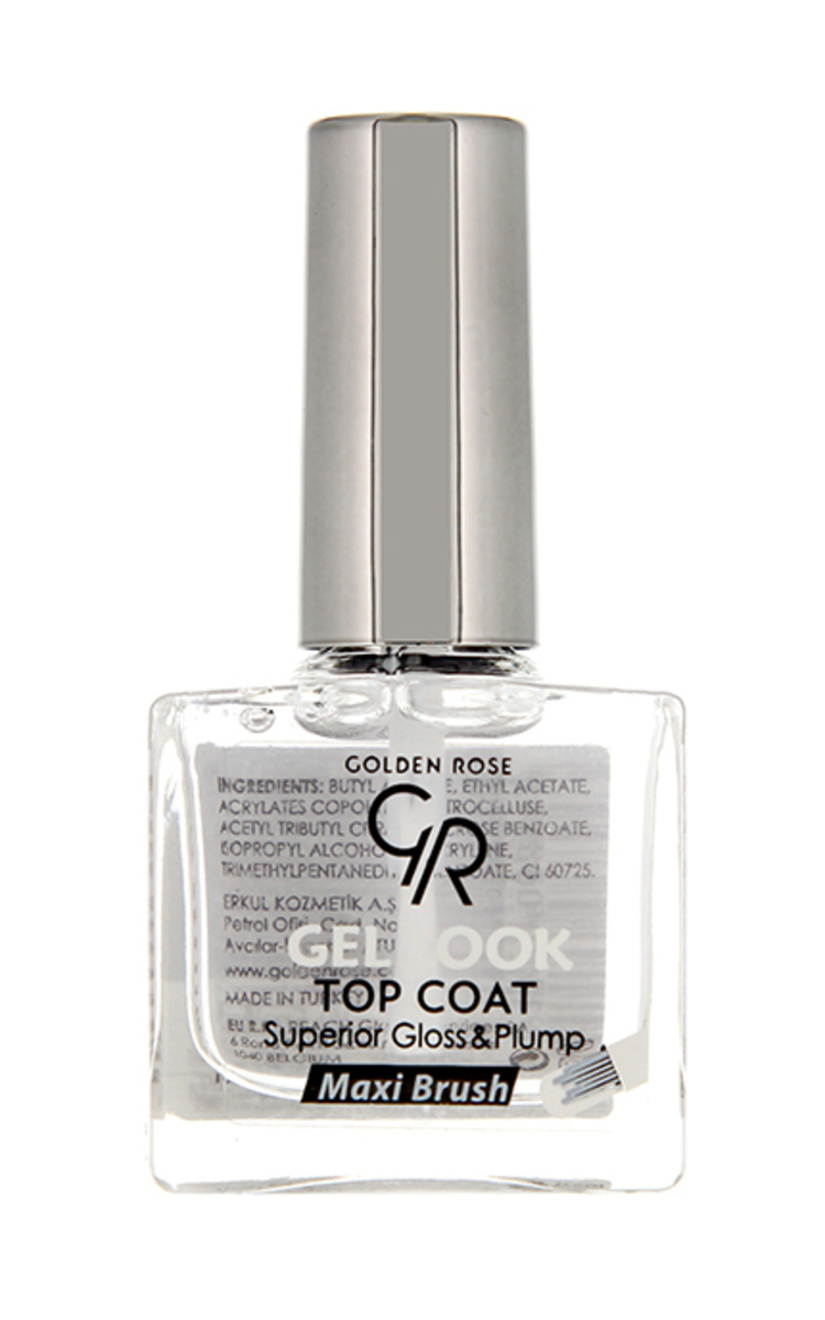 GOLDEN ROSE GOLDEN ROSE Gel Look Top Coat поверхностный  слой, 10.5мл 10,5 мл