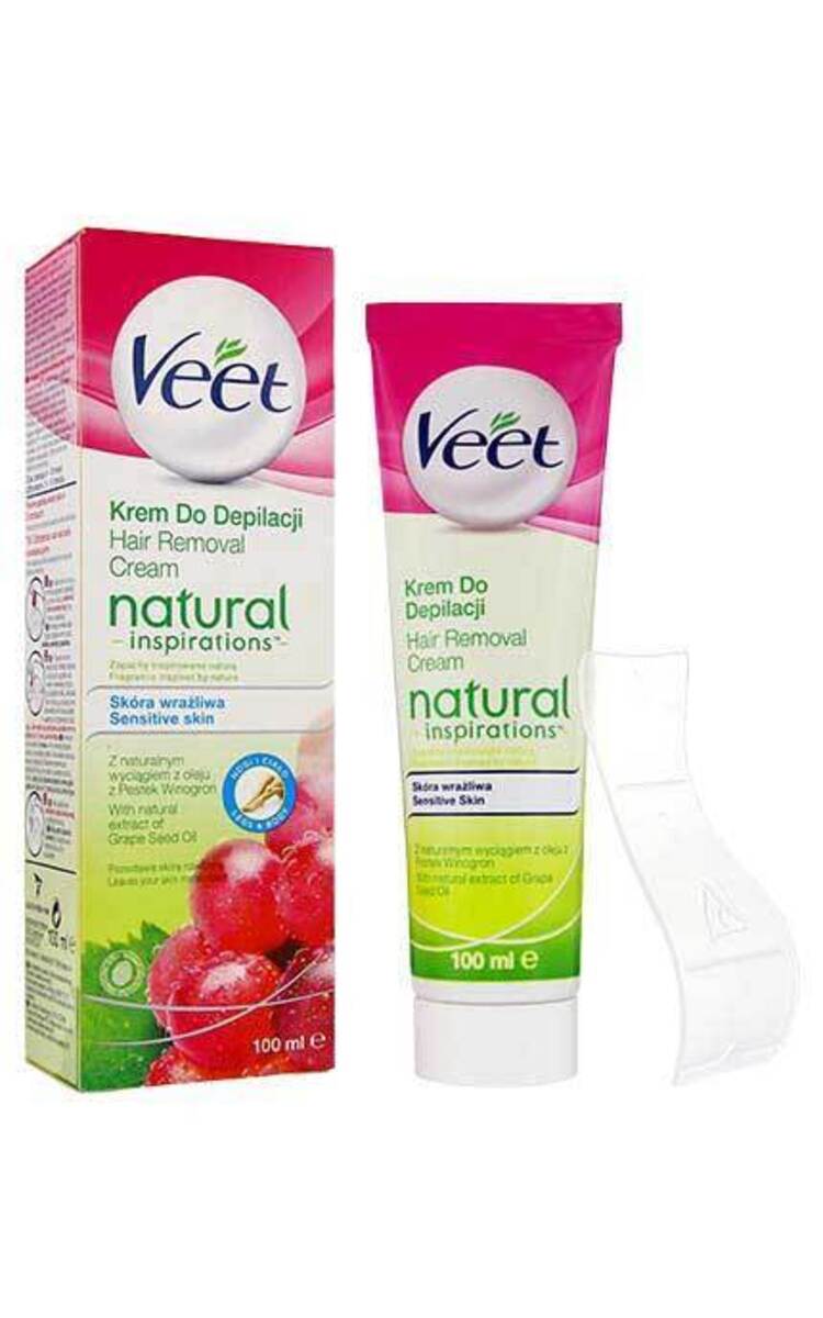 VEET VEET Natural Inspirations Grape Seed depilācijas krēms, 100ml 100 ml