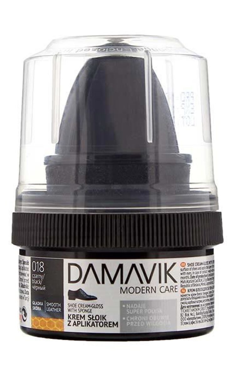 DAMAVIK DAMAVIK Cредство для полирования обуви, чёрное, 50мл Ultra Black