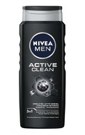 NIVEA MEN Active Clean мужской гель для душа, 500мл