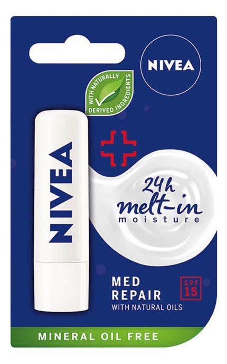 NIVEA NIVEA Soothe&Protect средство по уходу за губами, 4.8г 4,8 г