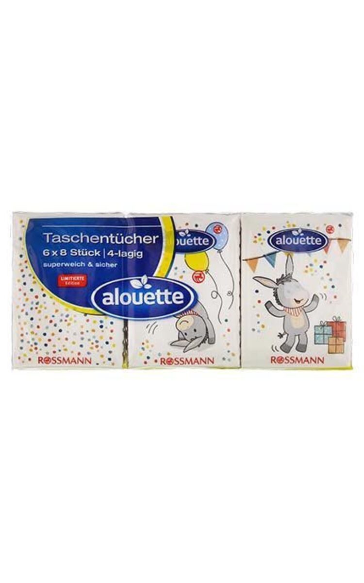 ALOUETTE ALOUETTE Kinder kabatlakatiņi, 6gab. (dažādas krāsas) 6 gab.