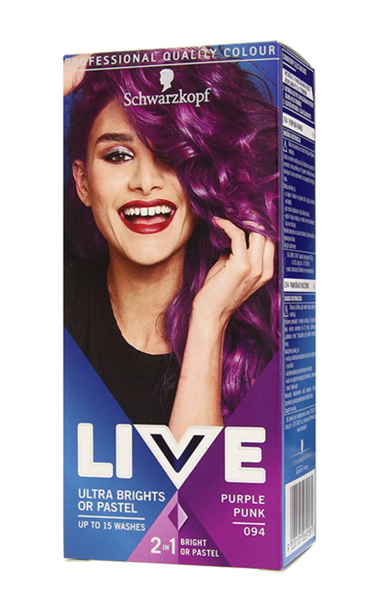 LIVE COLOR LIVE COLOR Краска для волос, 94 Purple Punk 1 шт