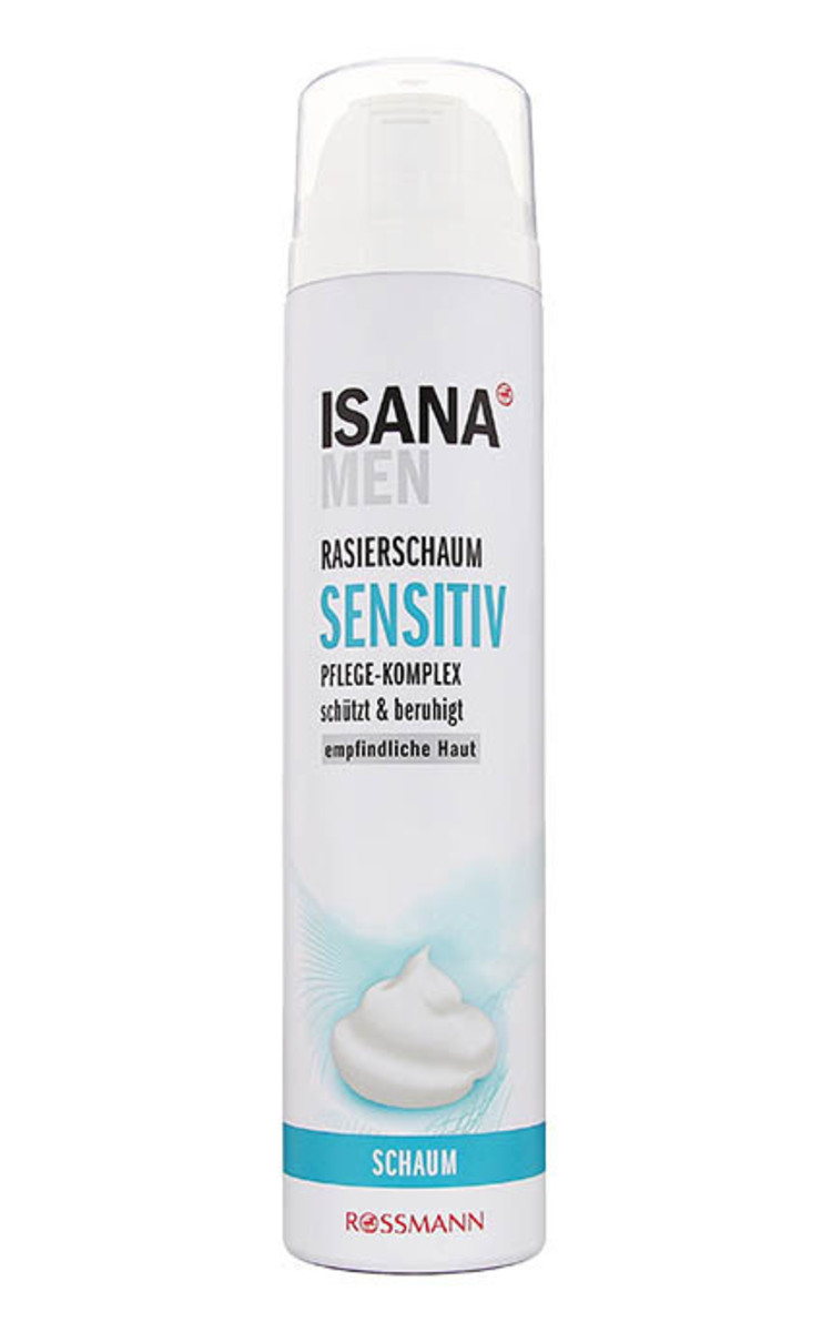 ISANA MEN ISANA MEN Sensitiv skūšanās putas, 300ml 300 ml