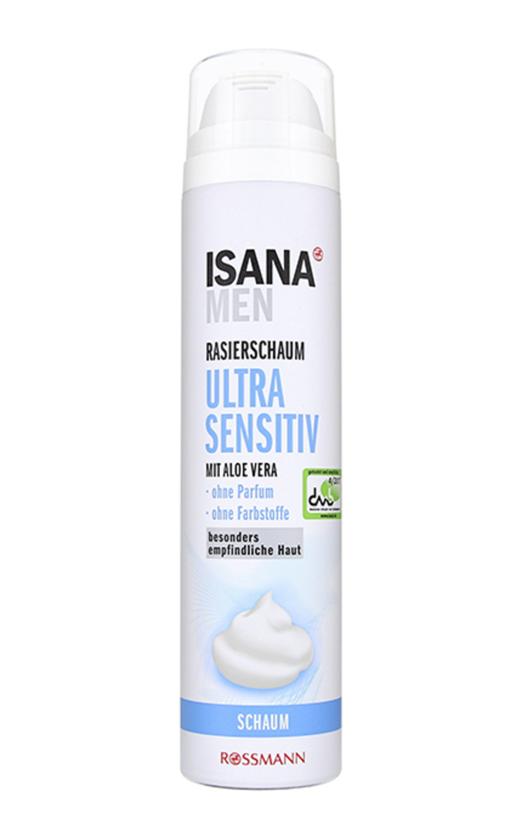 ISANA MEN ISANA MEN Ultra Sensitiv пена для бритья, 300мл 300 мл