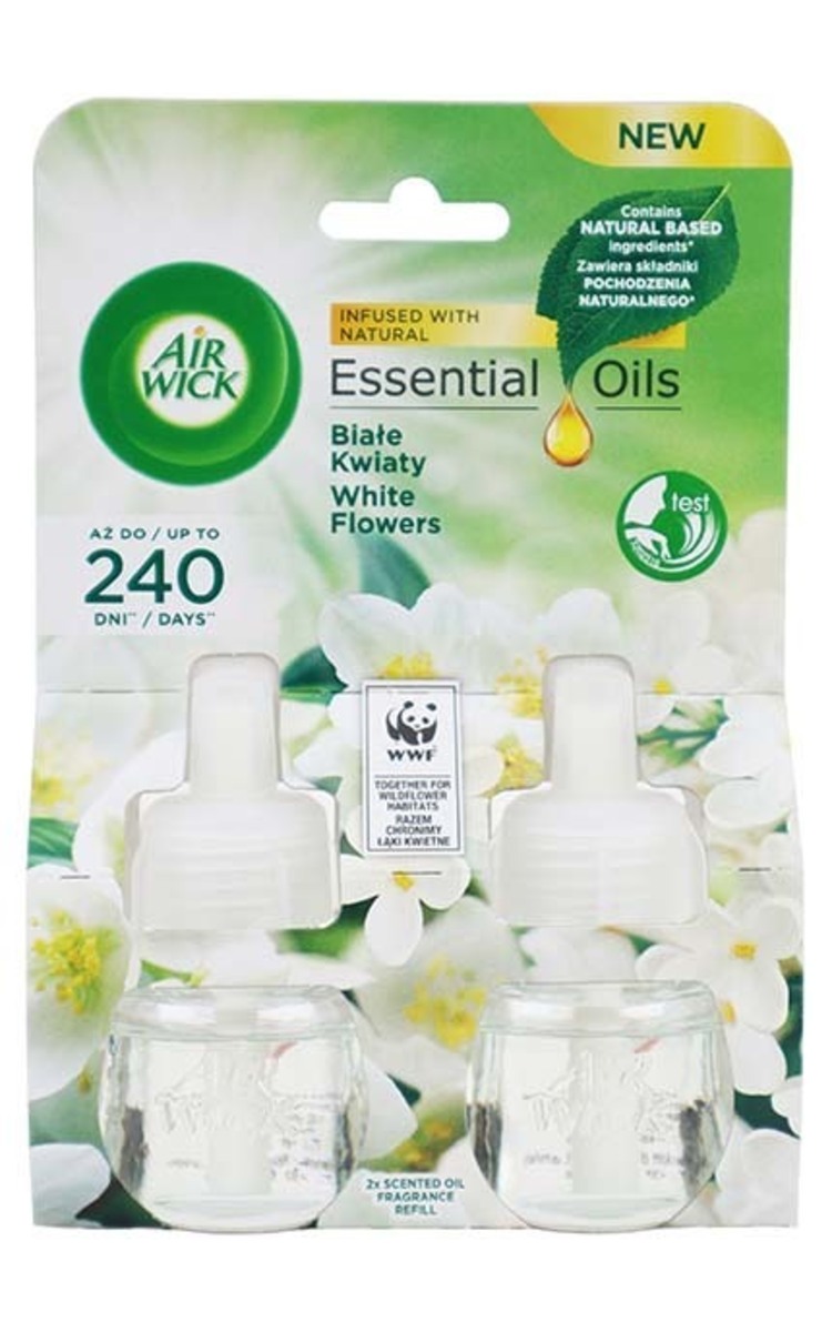 AIR WICK AIR WICK White Flowers Duo резерв для электрического освежителя воздуха, 2x19мл 38 мл