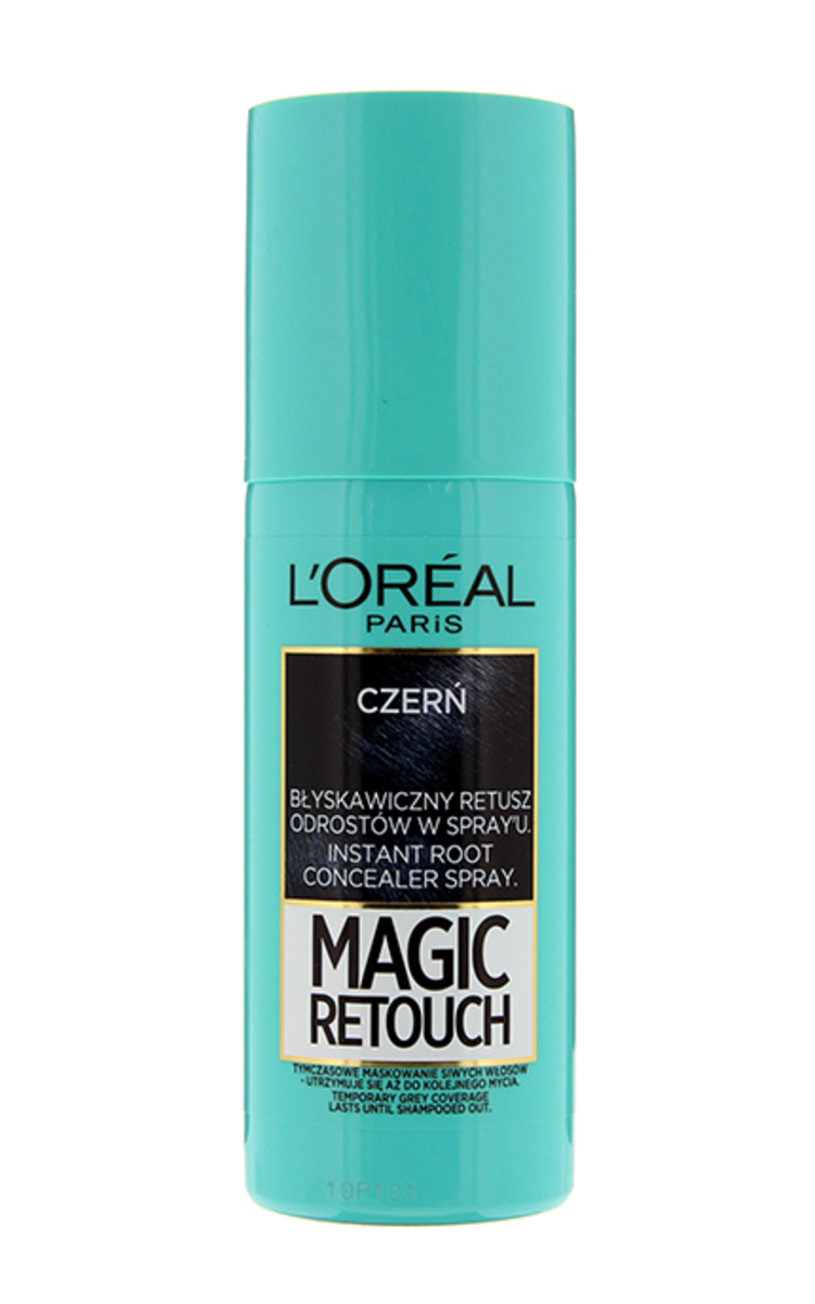 MAGIC RETOUCH MAGIC RETOUCH Тонирующий спрей для корней волос, Чёрный, 75мл Ultra Black