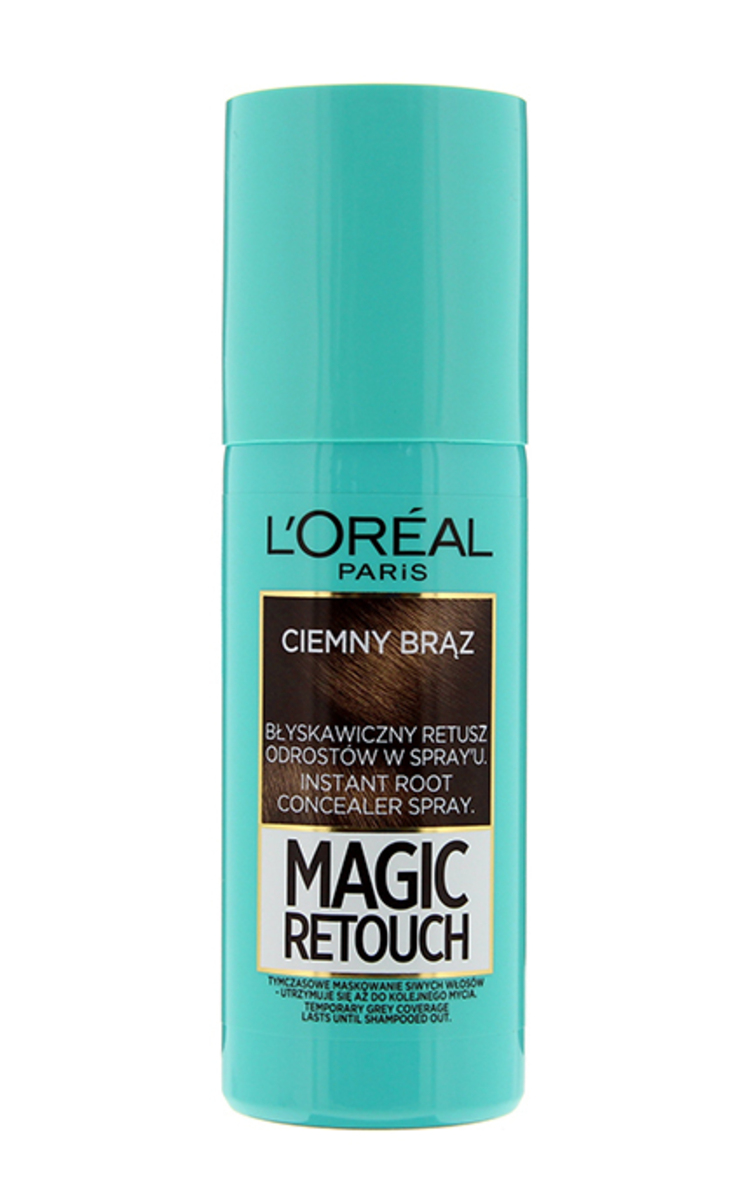 MAGIC RETOUCH MAGIC RETOUCH Тонирующий спрей для корней волос, Тёмно-каштановый, 75мл 75 мл