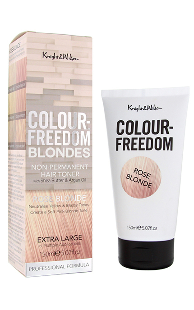 COLOUR FREEDOM COLOUR FREEDOM Blondes тонер для волос, Rose Blonde, 150мл 1 шт