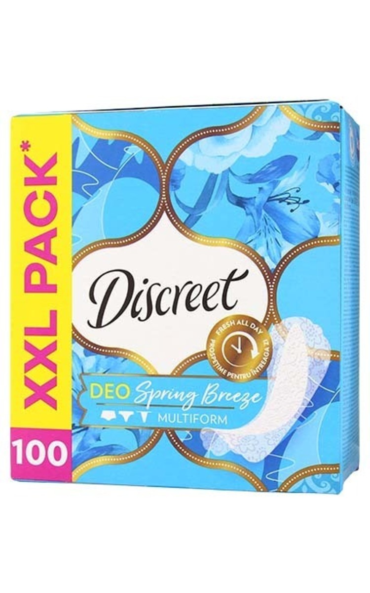 DISCREET DISCREET Spring Breeze ежедневные прокладки, 100шт. 100 шт