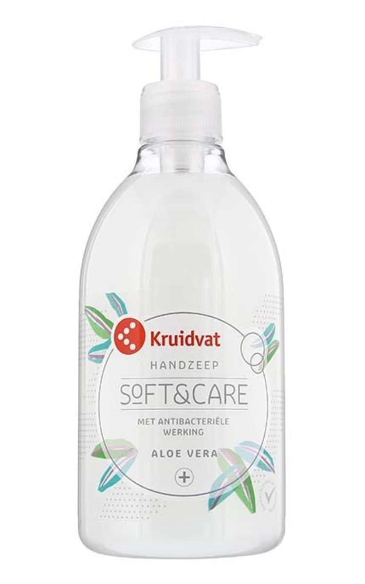 KRUIDVAT KRUIDVAT Soft&Care Aloe Vera крем-мыло с антибактериальным эффектом, 500мл 500 мл