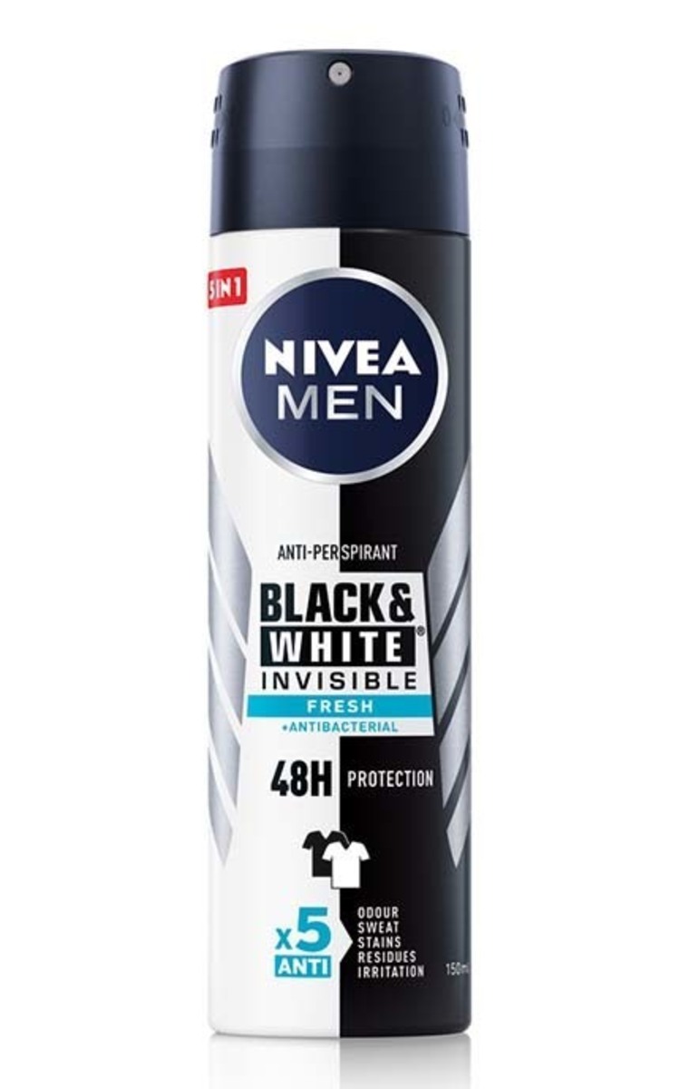 NIVEA MEN NIVEA MEN Black&White Fresh распыляемый антиперспирант, 150мл 150 мл