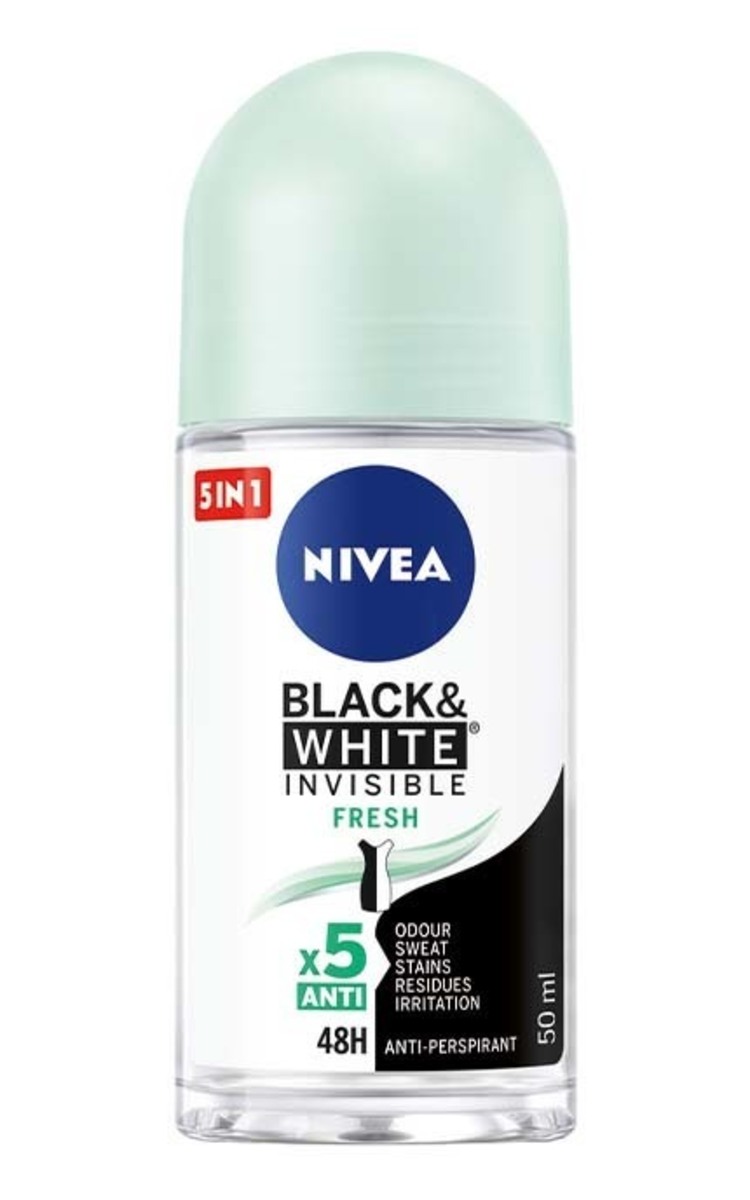 NIVEA NIVEA Black&White Fresh роликовый антиперспирант, 50мл 50 мл