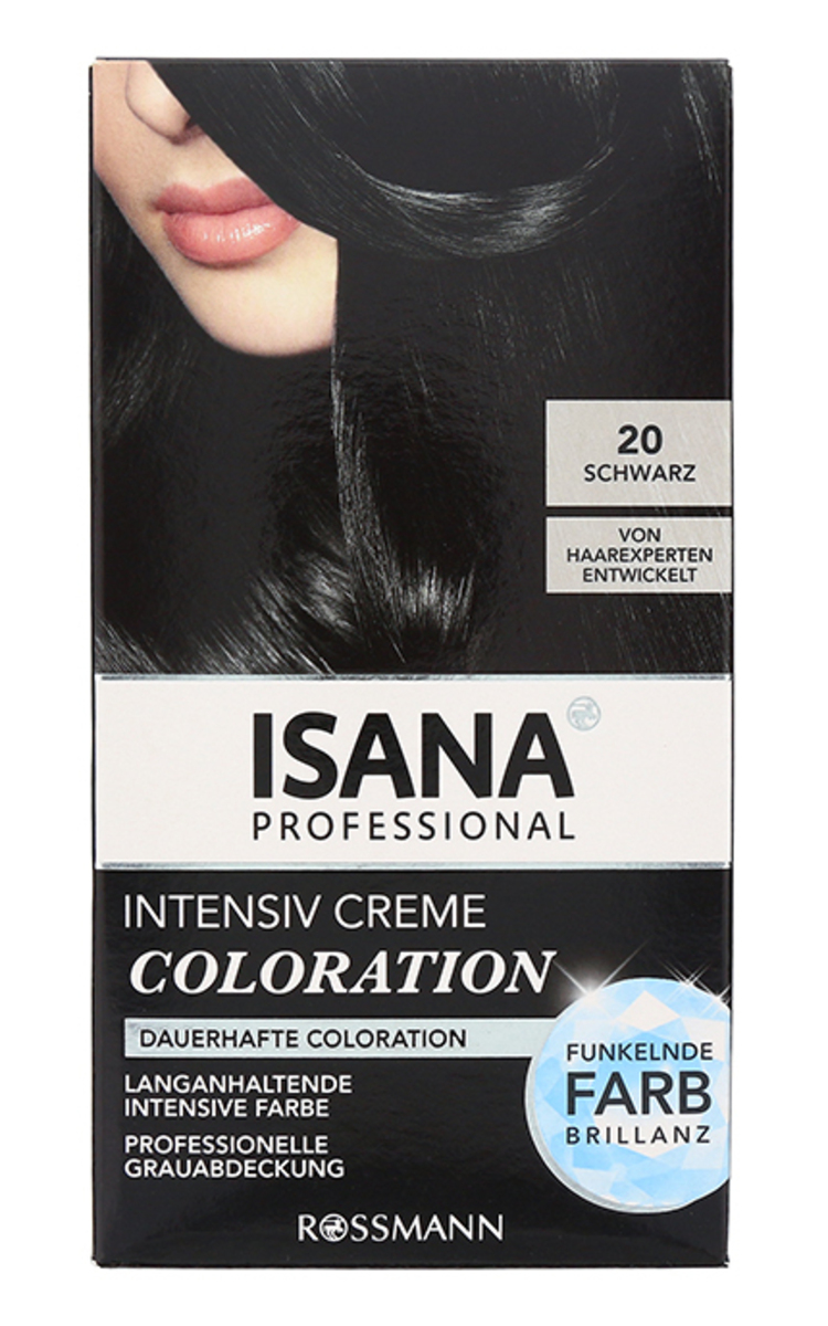 ISANA PROFFESIONAL ISANA PROFESSIONAL Интенсивная кремообразная краска для волос, 20 чёрный Ultra Black