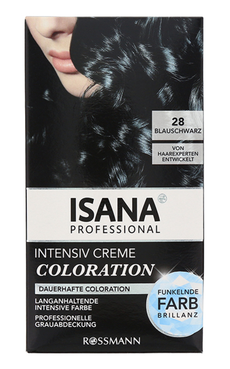 ISANA PROFFESIONAL ISANA PROFESSIONAL Интенсивная кремообразная краска для волос, 28 иссине-чёрный Ultra Black