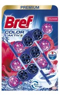 BREF Color Aktiv+ Flower туалетный блок, 3x50г