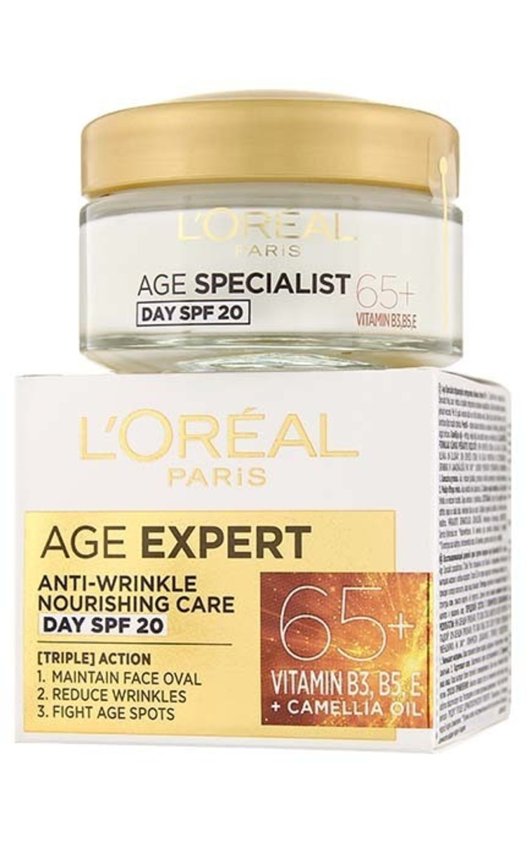 L`OREAL L`OREAL Age Expert 65+ pretgrumbu dienas krēms sejai, 50ml 50 ml