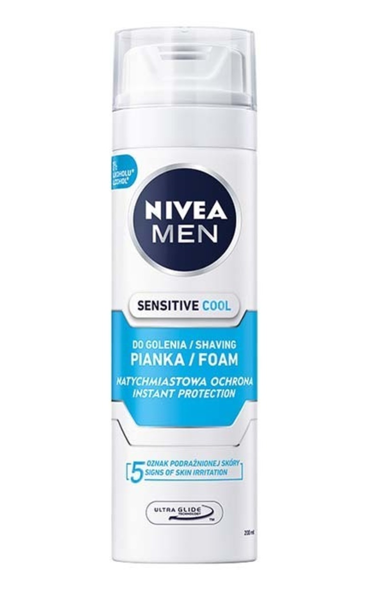 NIVEA MEN NIVEA MEN Sensitive Cool skūšanās putas, 200ml 200 ml