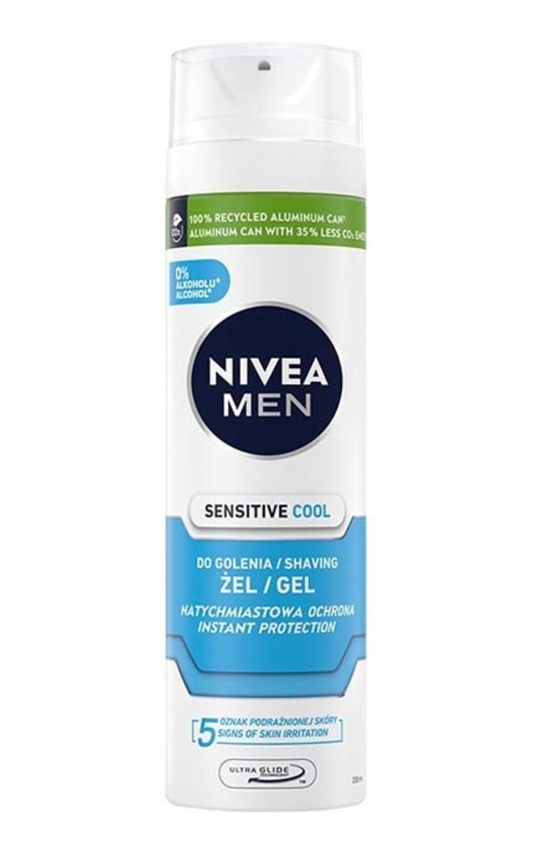 NIVEA MEN NIVEA MEN Sensitive Cool skūšanās želeja, 200ml 200 ml