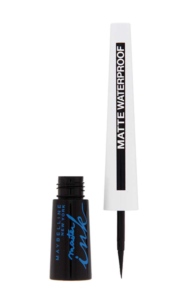 MAYBELLINE MAYBELLINE Master Ink Matte Waterproof лайнер для глаз, 012 Matte Black, 2.5мл Ultra Black