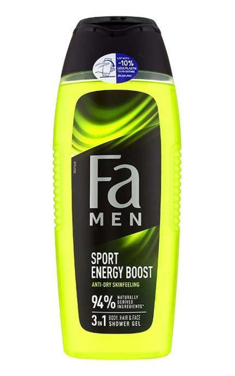 FA FA MEN Sport Energy Boost dušas želeja, 400ml 400 ml