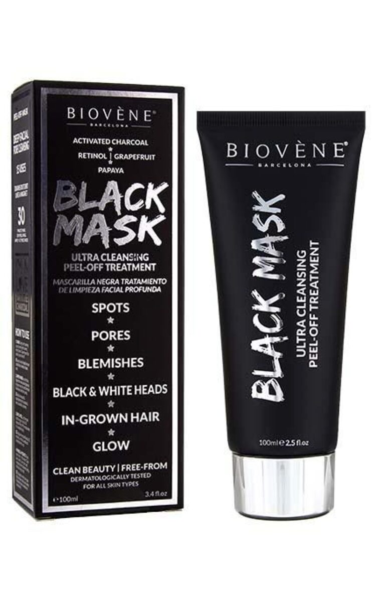 BIOVENE BIOVENE Black Mask Peel-Off черная отшелушивающая маска для лица, 100мл 100 мл