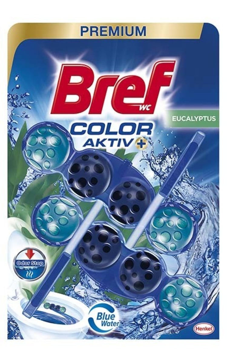 BREF BREF Color Activ+ Eucalyptus tualetes bloks, 2x50g 100 g