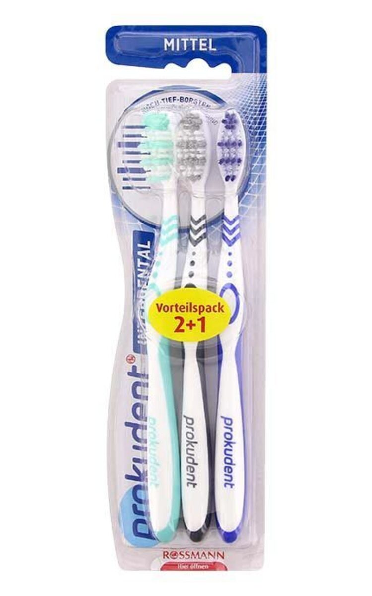 PROKUDENT PROKUDENT Interdental Medium zobu birstes, 3gab. (dažādas krāsas) 3 gab.