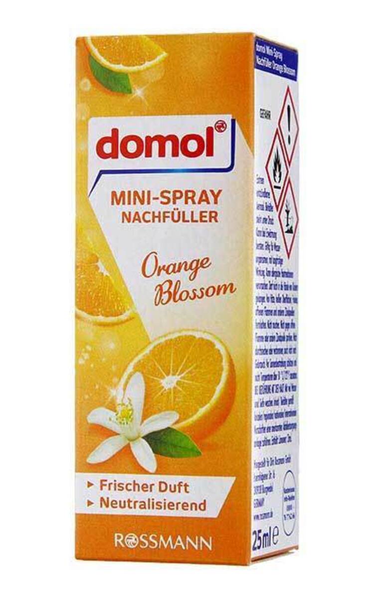 DOMOL DOMOL Orange Blossom mini gaisa atsvaidzinātāja rezerve, 25ml 25 ml