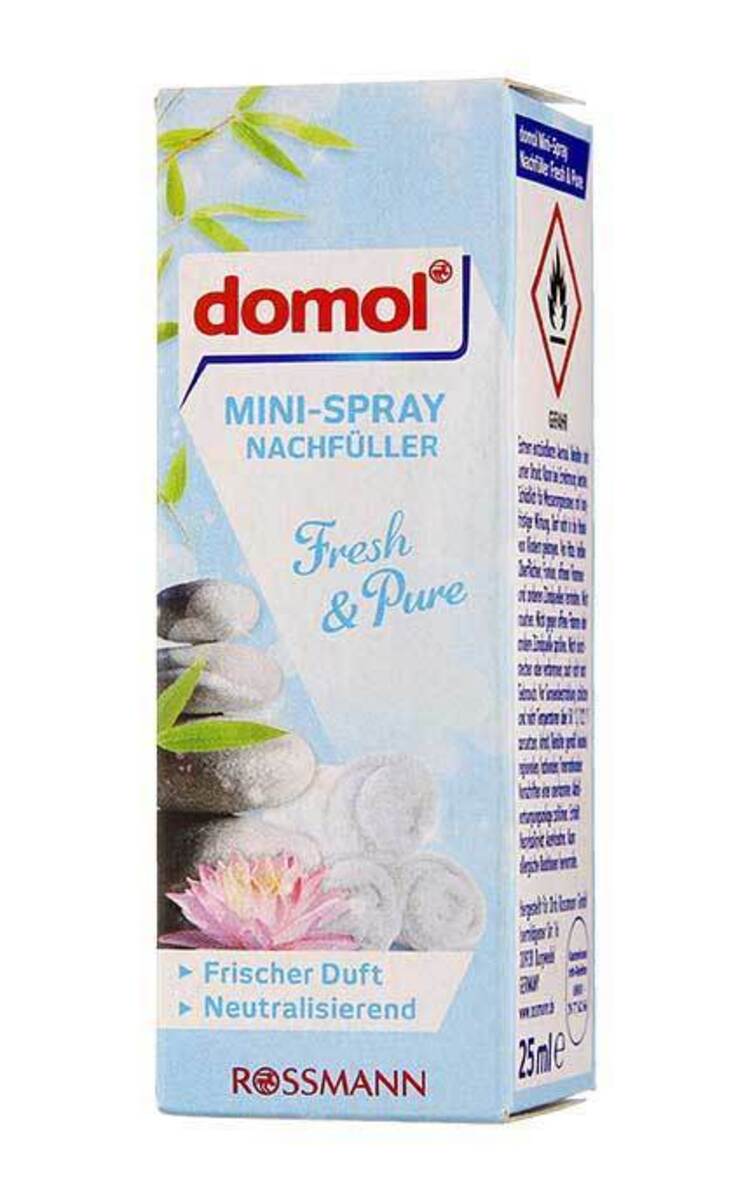 DOMOL DOMOL Fresh&Pure минирезерв для освежителя воздуха, 25мл 25 мл