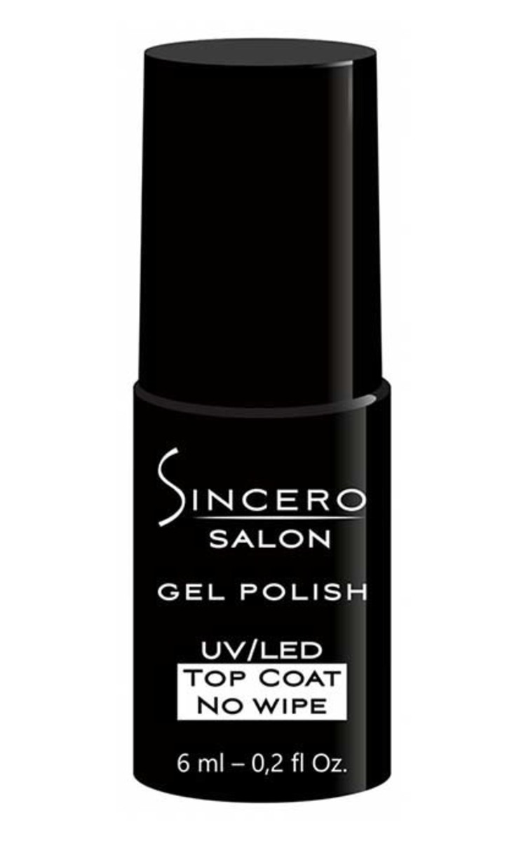 SINCERO SALON SINCERO SALON Gel Top Coat верхнее гелевое покрытие для ногтей, 6мл 6 мл