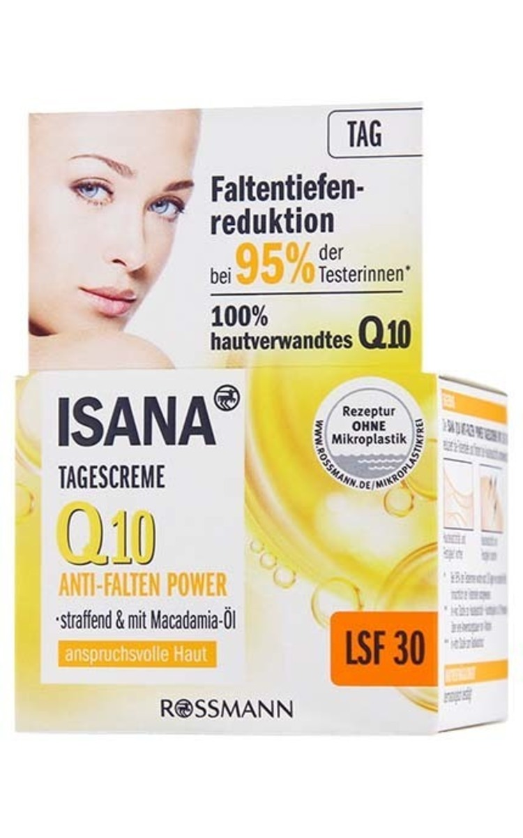 ISANA ISANA Q10 Pretgrumbu dienas krēms ar LSF30, 50ml 50 ml