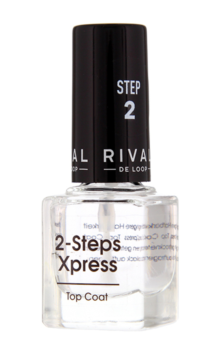 RIVAL DE LOOP RIVAL DE LOOP 2-Steps Top Coat nagu lakas fiksators, 8ml 8 ml