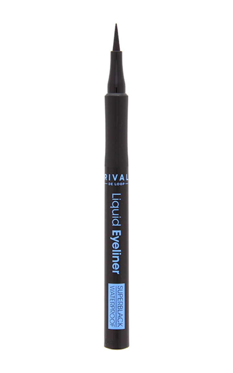 RIVAL DE LOOP RIVAL DE LOOP Liquid Eyeliner acu laineris, 03 Black Waterproof Ultra Black