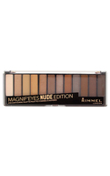 RIMMEL Magnif'Eyes Nude палетка теней для век, 12 оттенков