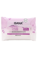 ISANA Clean+Care Mizellen Mini mitrās salvetes, 10gab.