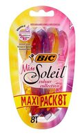 BIC Miss Soleil Colour vienreizējie skuvekļi sievietēm, 8gab.