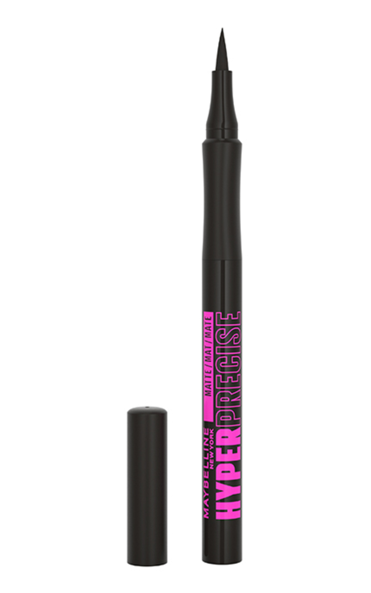 MAYBELLINE MAYBELLINE Hyper Precise All Day acu laineris, Matte Black, 1ml Ultra Black