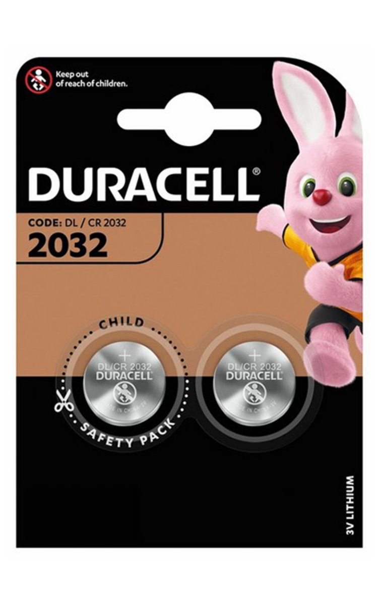 DURACELL DURACELL 2032 baterijas, 2gab. 2 gab.