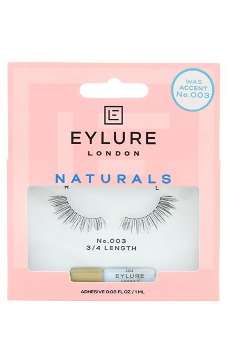 EYLURE EYLURE Naturals mākslīgo skropstu komplekts ar līmi, No.003 1 gab.