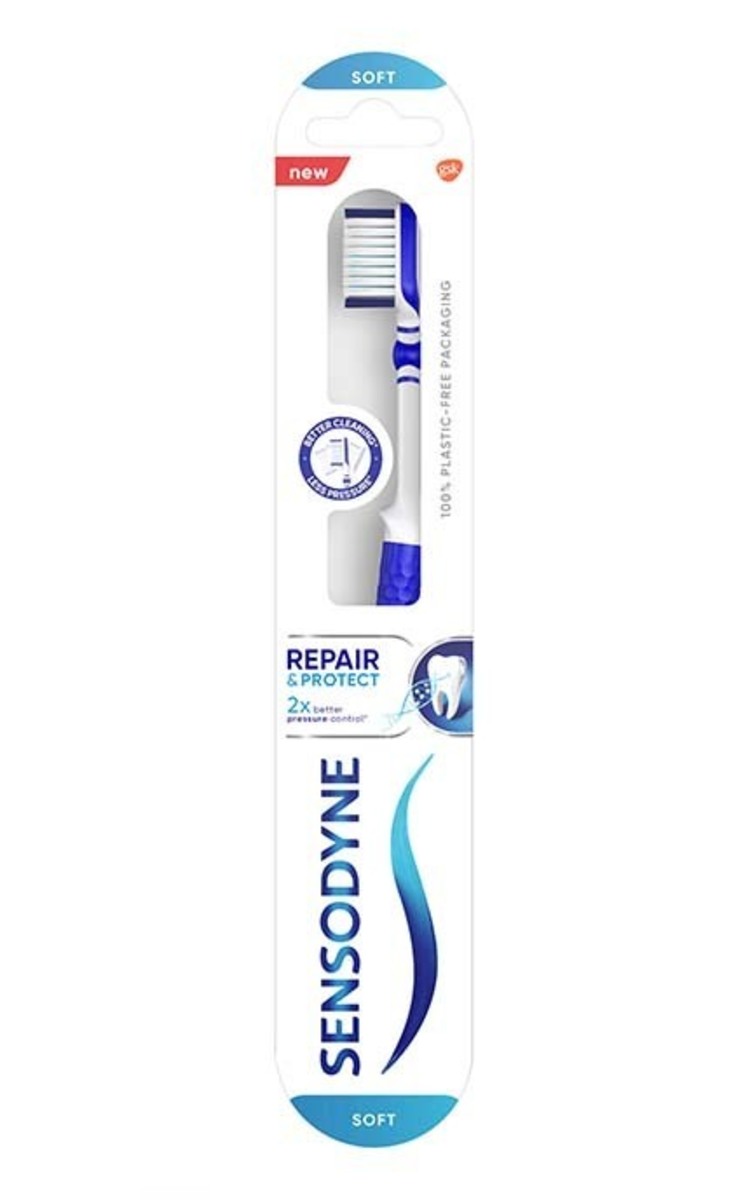 SENSODYNE SENSODYNE Repair&Protect Soft зубная щётка (различные цвета) 1 шт