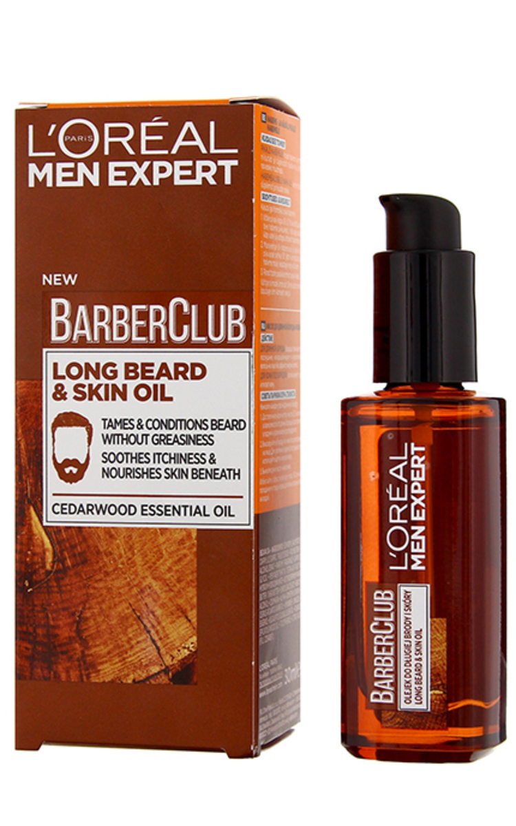 L`OREAL MEN EXPERT L`OREAL MEN EXPERT Barber Club масло для длинной бороды и кожи лица, 30мл 30 мл