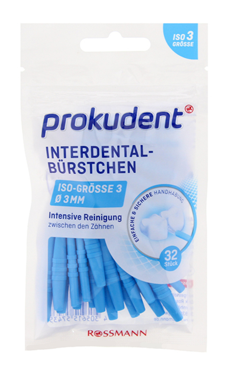 PROKUDENT PROKUDENT Starpzobu birstītes 3mm, 32gab. 32 gab.